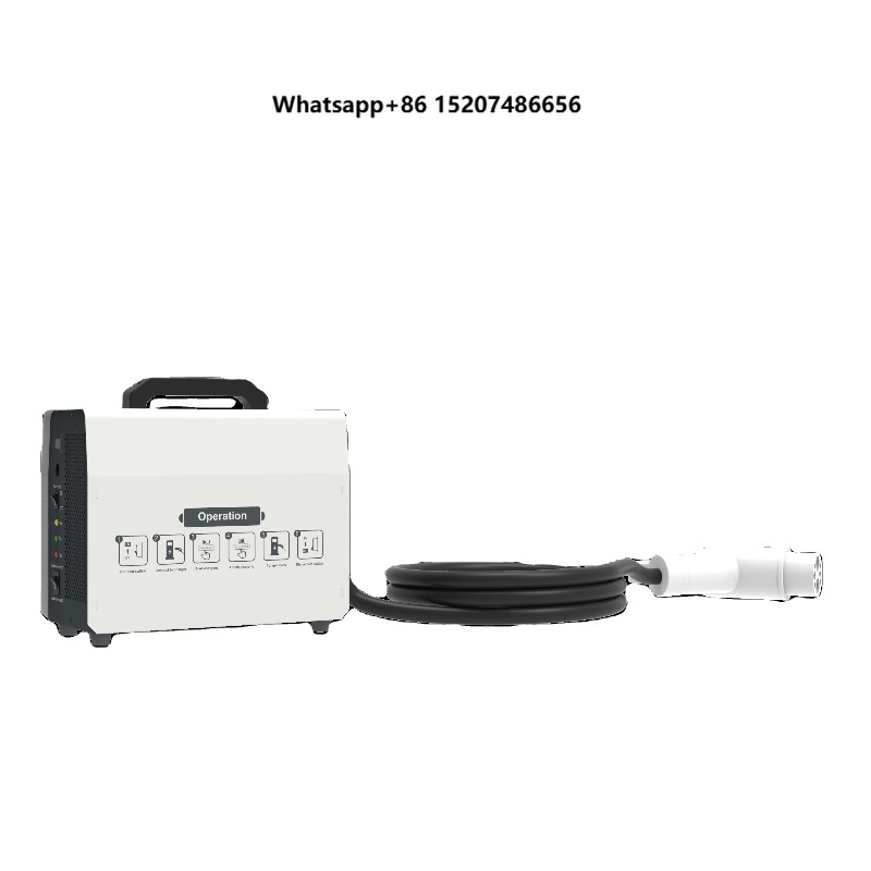 Portable Dc Fast Charger 20Kw Ccs2 - Estación de Carga Portátil de 20KW-40KW,
