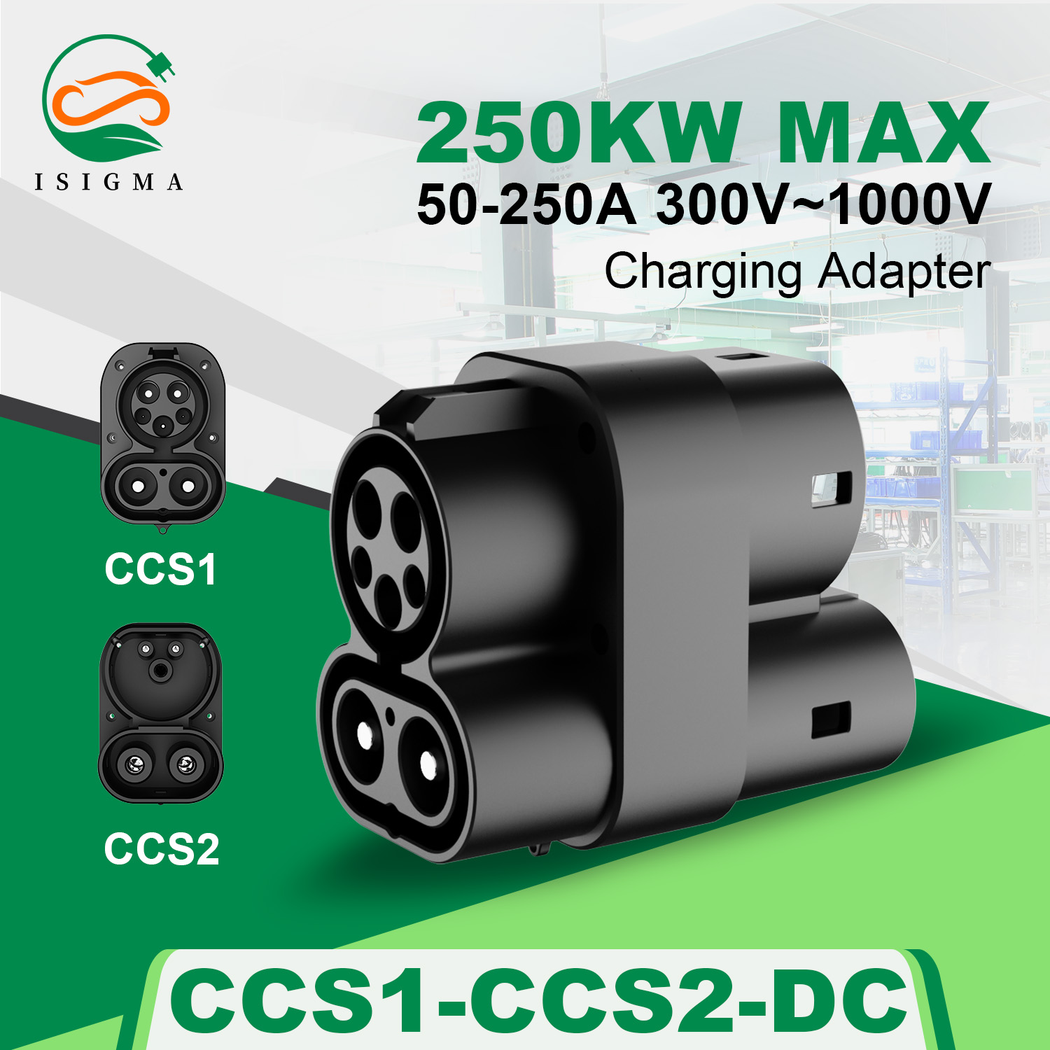 Ccs2 To Ccs1 Fast Charge Adapter 250Kw - Adaptador CCS1 a CCS2, de corriente