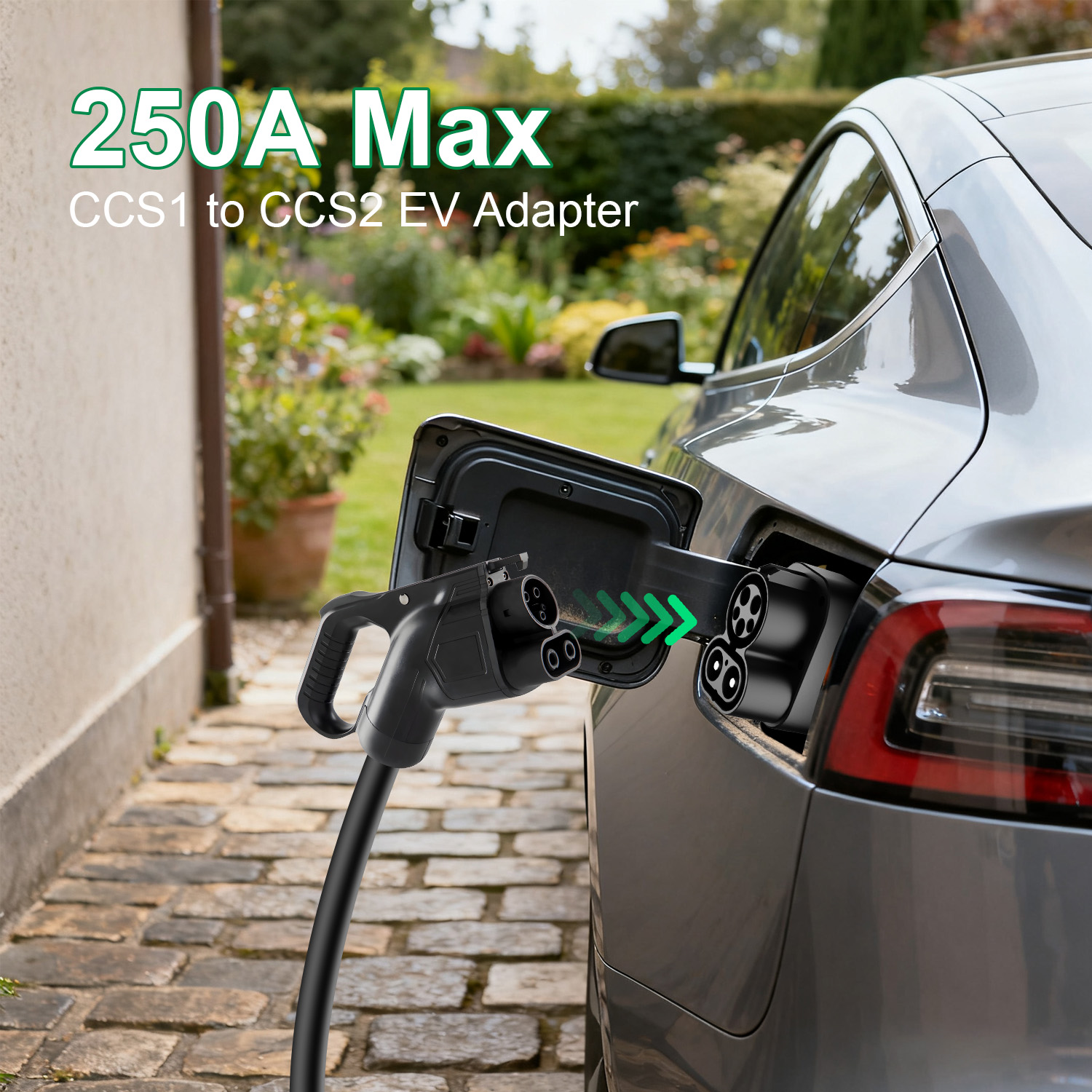Adaptador CCS1 a CCS2, de corr - Ccs2 To Ccs1 Fast Charge Adapter 250Kw reseña y precio