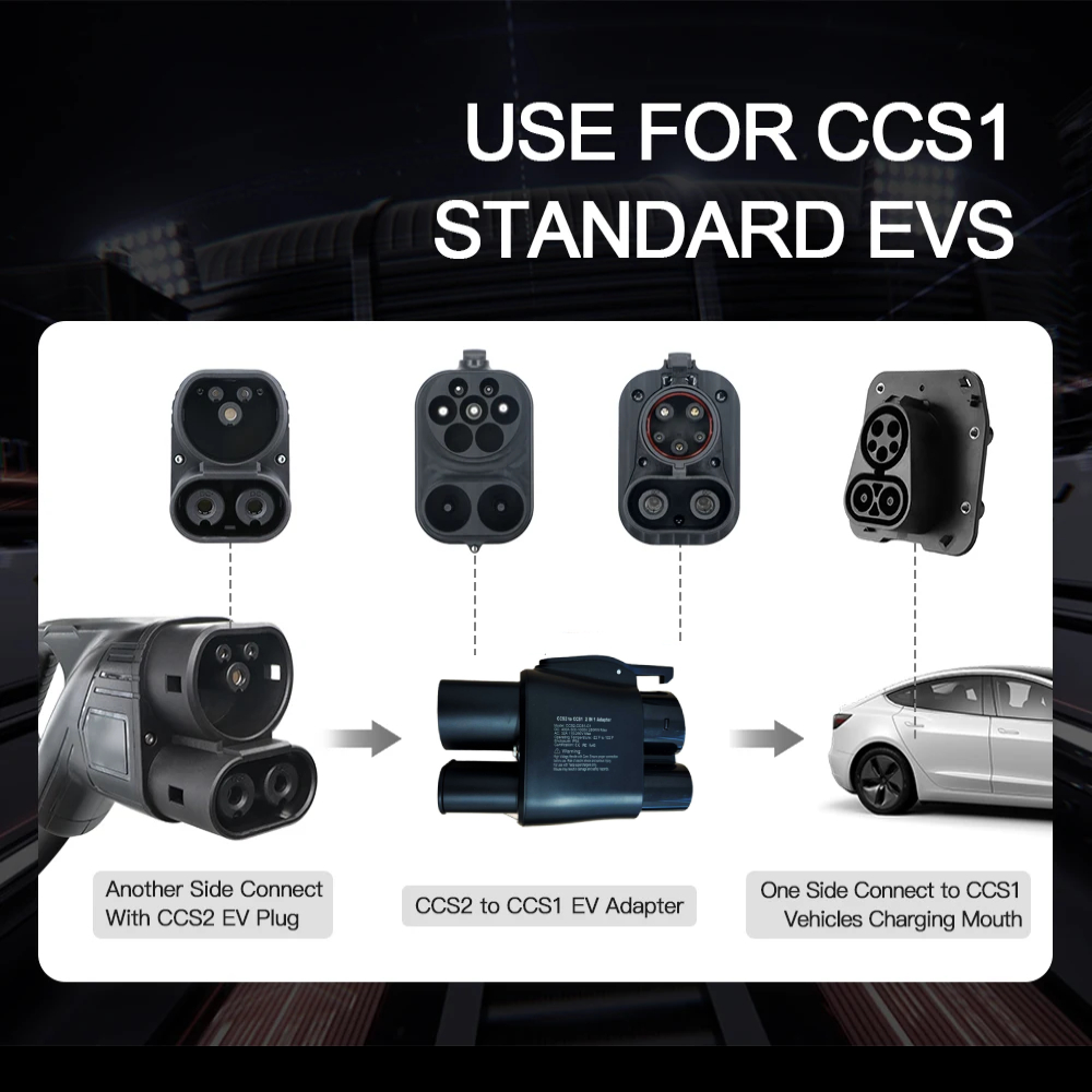 BERET EV cargador CCS2 a CCS1  - Ccs2 To Ccs1 Fast Charge Adapter 250Kw reseña y precio